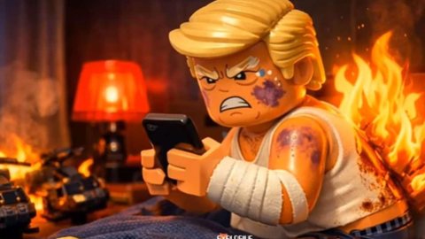 Vídeos com estética de brinquedos e narrativa de guerra viralizaram antes de canal ser derrubado pelo YouTube. - Imagem:  Reprodução / Explosive Media