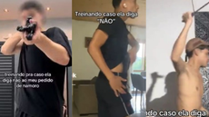 Publicações com simulações de ataques a mulheres motivam investigação federal - Imagem: Reprodução | Redes Sociais