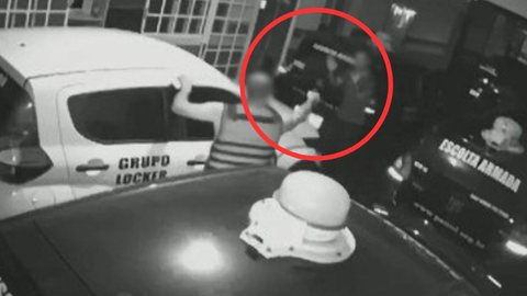 VÍDEO FORTE: vigilante é morto a tiros pelo próprio colega de trabalho em SP - Imagem: reprodução R7