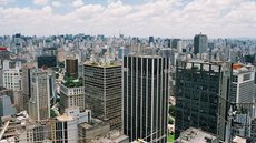 Vista aérea de SP. - Imagem: Reprodução | USP Imagens
