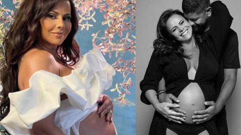 Depois de recorrer à ovodoação para engravidar, Viviane Araujo conseguiu realizar o sonho de ser mãe - Imagem: reprodução Instagram @araujovivianne