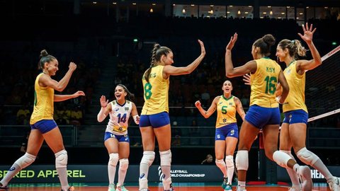 Brasil bate Colômbia e avança à 2ª fase do Mundial de Vôlei Feminino - Imagem: reprodução grupo bom dia