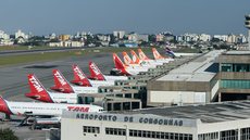 A Secretaria Nacional de Aviação Civil aprova voos internacionais regulares no Aeroporto de Congonhas, atualmente dedicado a rotas domésticas - Imagem: Reprodução/Redes Sociais