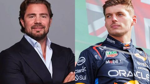 Max Verstappen e Kelly Piquet passaram o Réveillon em Angra dos Reis após intermediação atribuída a Daniel Vorcaro. - Imagem: Reprodução / redes sociais