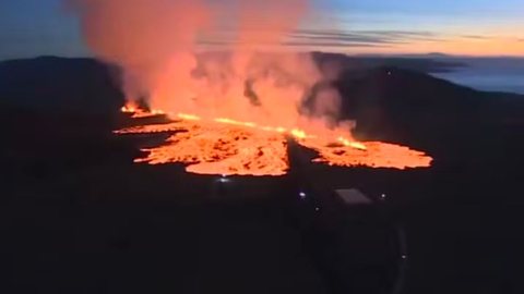 URGENTE: vulcão entra em erupção e cidade inteira precisa ser evacuada - Imagem: reprodução O Globo