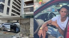 Vídeos mostram acidente grave que matou o cantor de brega funk MC Biel Xcamoso, aos 24 anos - Imagem: reprodução