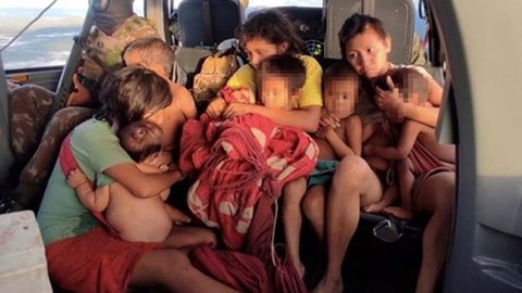 570 crianças yanomamis morreram de fome, desnutrição e contaminação, segundo Ministério dos Povos Indígenas - Imagem: divulgação/Policia Federal