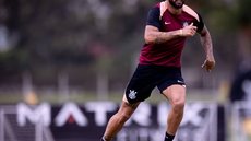 Yuri Alberto participa de treino do Corinthians no CT Joaquim Grava e pode reforçar a equipe no clássico contra o Santos. - Imagem: Rodrigo Coca/  Agência Corinthians