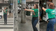 Luan Araújo ganhou notoriedade nacional após ser perseguido armada pela então deputada Carla Zambelli em outubro de 2022 - Imagem: Reprodução