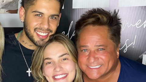 O cantor Leonardo ganhou dois presentões do seu filho Zé Felipe e sua companheira, Virgínia. - Imagem: reprodução I Instagram @virginia