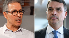 Declarações de Romeu Zema contra Flávio Bolsonaro aumentaram tensão dentro do Partido Novo - Imagem: Reprodução