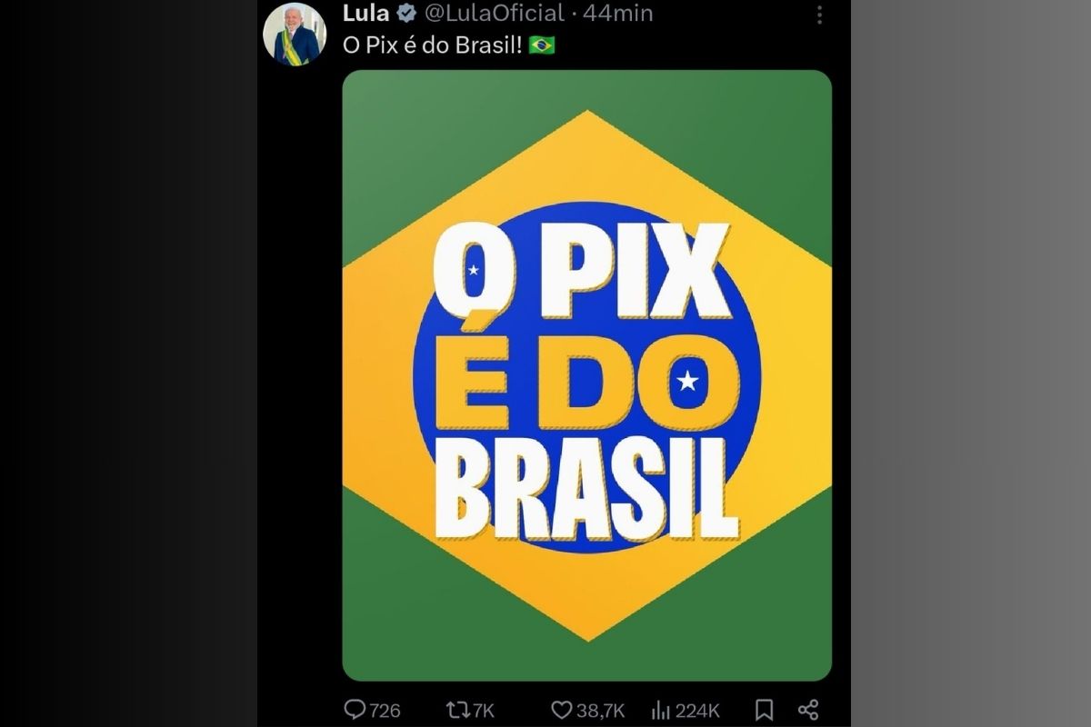 Lula destaca que o Pix é uma conquista nacional e que o governo continuará a trabalhar para melhorar o sistema, ignorando críticas externas