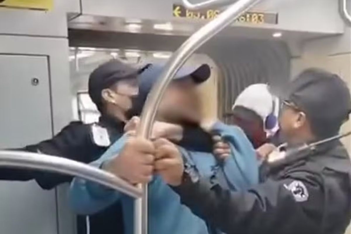 Agente de segurança da 'Mata Leão' em ambulante