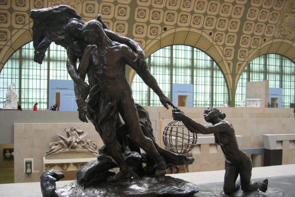 “A Idade Madura” (1899), de Camille Claudel. O amor que implora, mas é recusado - Imagem: Reprodução