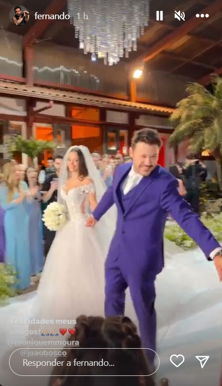 Casamento de João Bosco e Monique