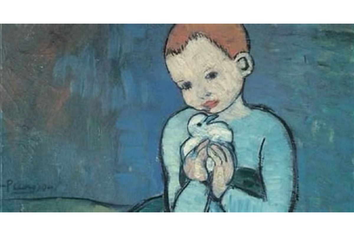                                      O menino e o pássaro, de Picasso (1901)