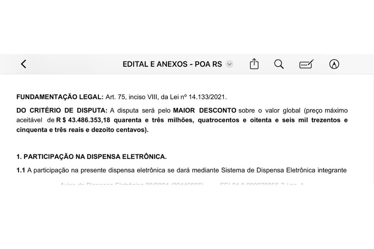 Depois que de ajuda do Brasil para reconstrução do RS, prefeito de Porto Alegre torra R$ 43 milhões, sem licitação; mais que o dobro do contrato anterior