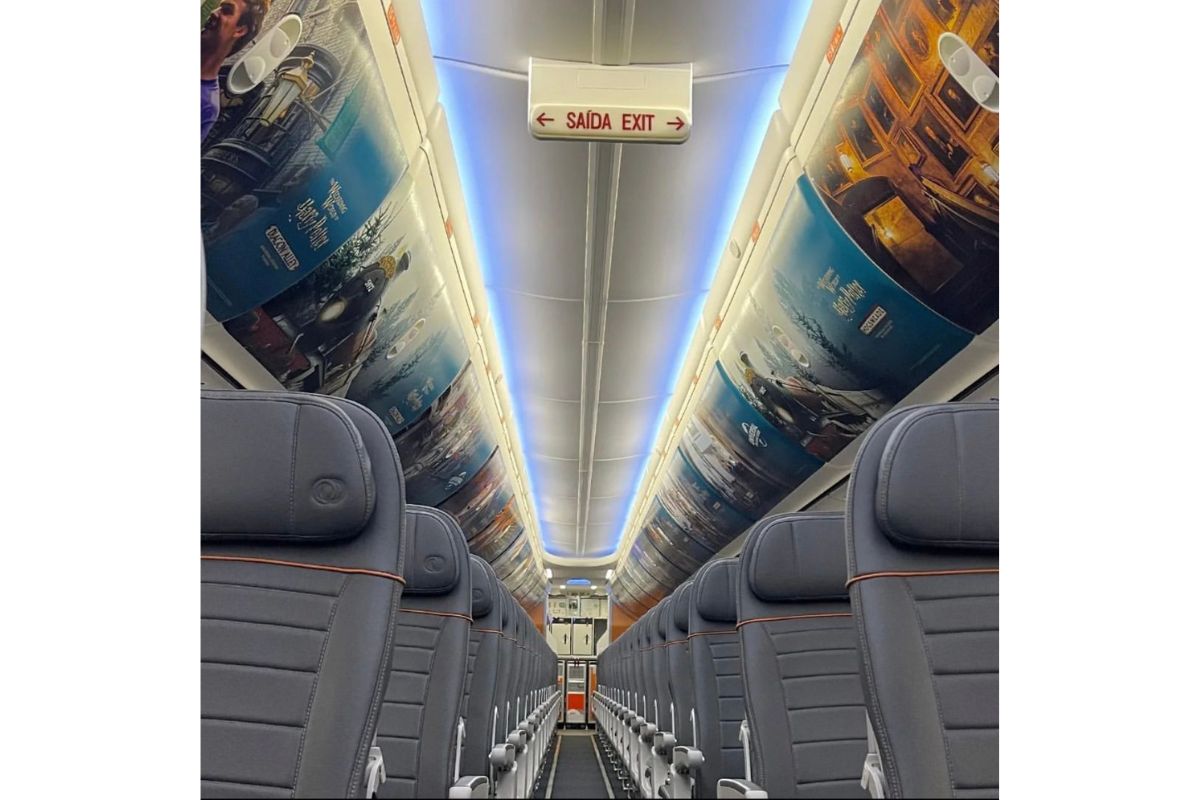 Gol lança avião com temática do Harry Potter: veja fotos do interior da aeronave