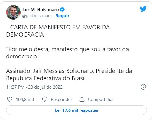 Post Jair Bolsonaro