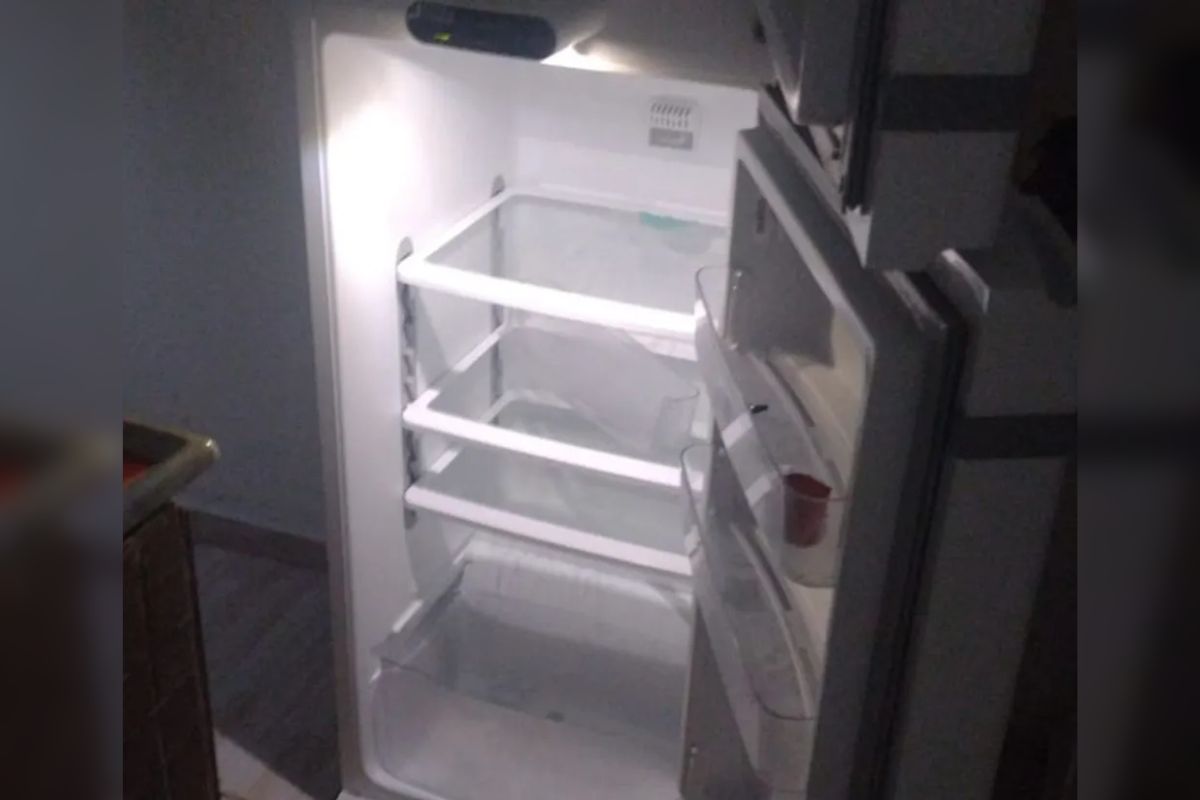 Geladeira em que o corpo da criança foi encontrado - Imagem: Reprodução / Arquivo pessoal