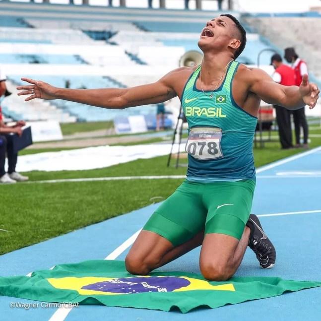 João Henrique Falcão é maranhense e disputa no atletismo — Foto: Wagner Carmo/CBAT