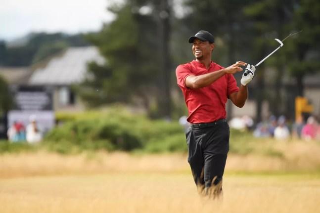Tiger Woods no British Open — Foto: Harry How/Getty Images