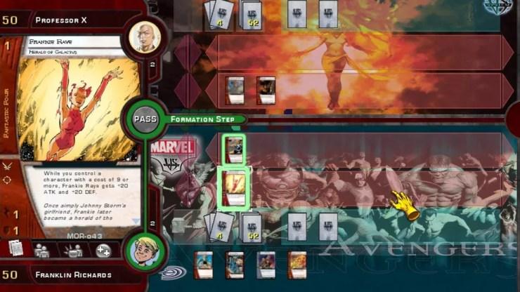 Jogo de cartas da Marvel — Foto: Reprodução/YouTube