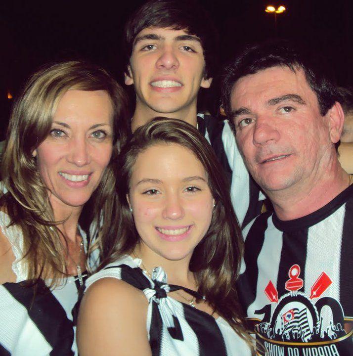 Andrés Sanchez com a ex-esposa e os filhos - Arquivo pessoal