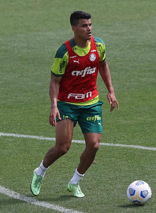 Danilo Barbosa, meio-campista do Palmeiras — Foto: Cesar Greco / Ag. Palmeiras