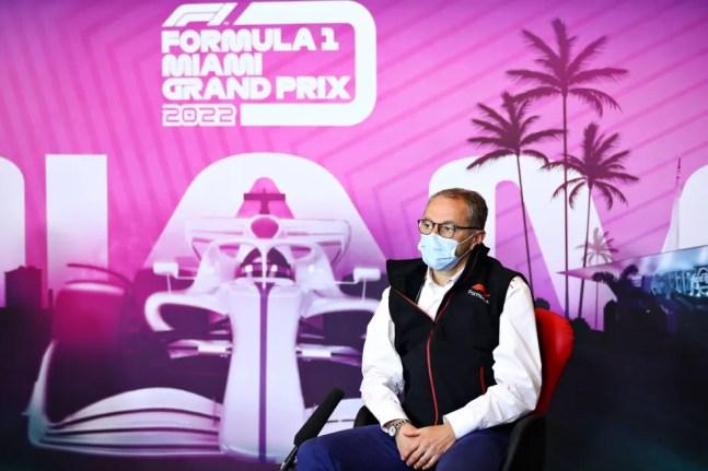 Stefano Domenicali, presidente da Fórmula 1  — Foto:  Dan Istitene - Formula 1/Formula 1 via Getty Images