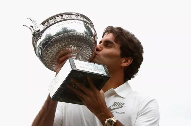 Roger Federer campeão de Roland Garros 2009 — Foto: Getty Images