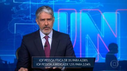 Bolsonaro assina decreto com aumento do IOF