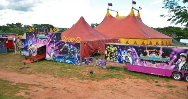 Circo não pode se apresentar em Bauru (SP) por conta da fase vermelha  — Foto: Circo Moscou/ Divulgação