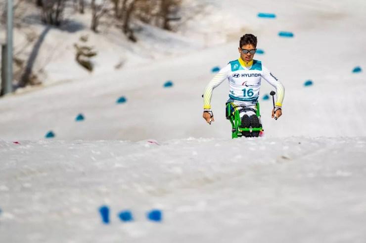 Cristian Ribera esqui cross-country Paralimpíada de Inverno — Foto: Marcio Rodrigues/MPIX/CPB