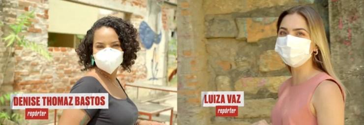 Denise Thomaz Bastos e Luiza Vaz serão as repórteres do Mistura Paulista — Foto: Reprodução/TV Globo