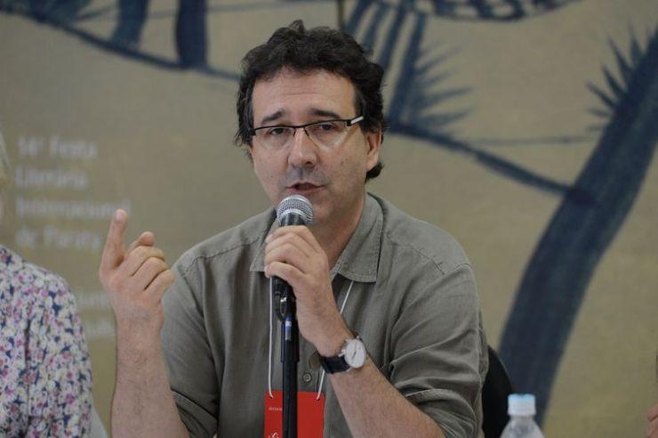 Paraty (RJ) - O diretor-presidente da Festa Literária Internacional de Paraty (Flip), Mauro Munhoz, fala durante entrevista de encerramento do evento (Tomaz Silva/Agência Brasil)