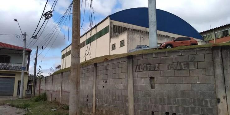 Escola Municipal Engenheiro Antonio de Castro Figueirôa, em Alumínio, ficou sem energia elétrica  (Foto: Arquivo Pessoal)