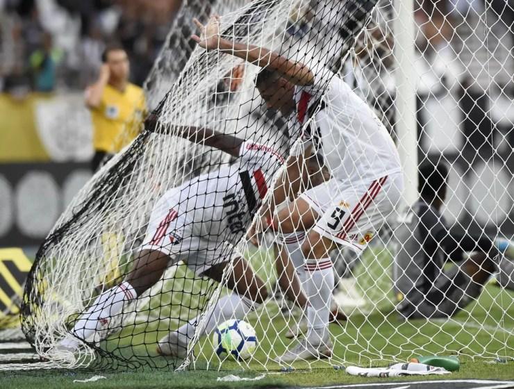 Gonzalo Carneiro fez o segundo gol do São Paulo contra o Botafogo — Foto: André Durão