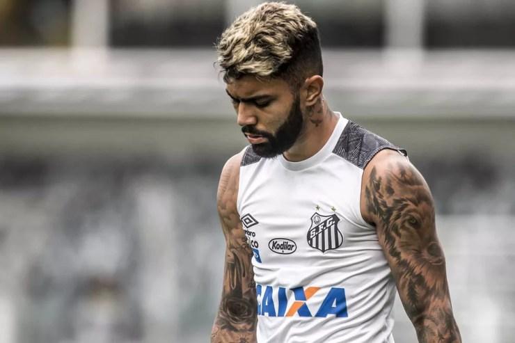 Prioridade de Gabriel é ficar na Europa — Foto: Ivan Storti/Santos FC