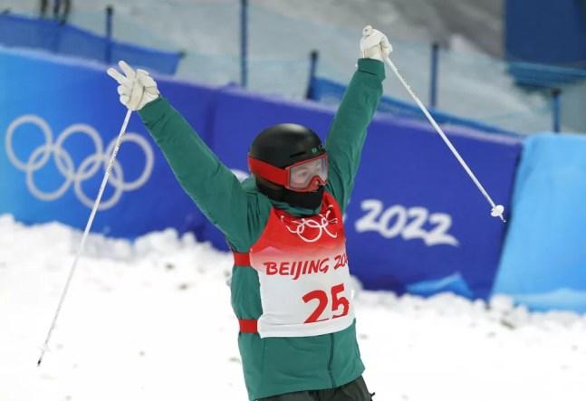 Sabrina Cass classificatória esqui moguls Pequim 2022 — Foto: REUTERS/Mike Blake