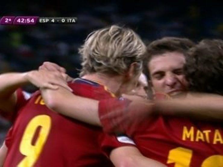 Os gols de Espanha 4 x 0 Itália pela final da Eurocopa 2012