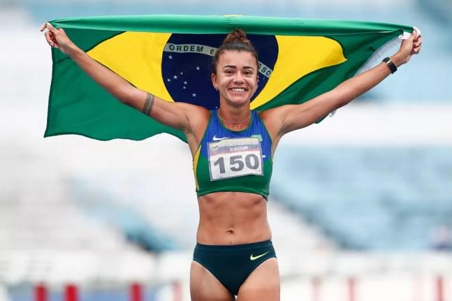 Érica Sena, representante brasileira da marcha atlética — Foto: Divulgação