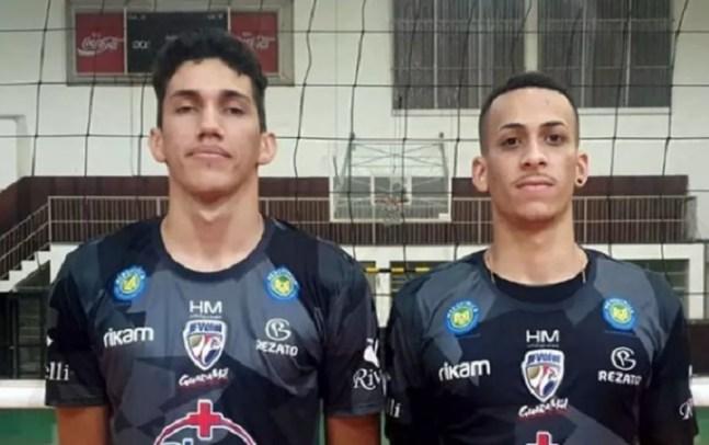 Gabriel Pereira e Jardel são caras novas na equipe de Juiz de Fora — Foto: JF Vôlei/Divulgação