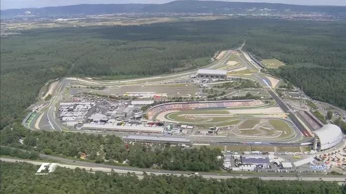 Vista aérea do Circuito de Hockenheim (Foto: Divulgação)