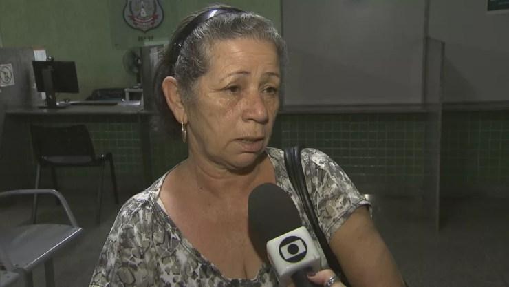 Avó da criança em entrevista (Foto: TV Globo/Reprodução)