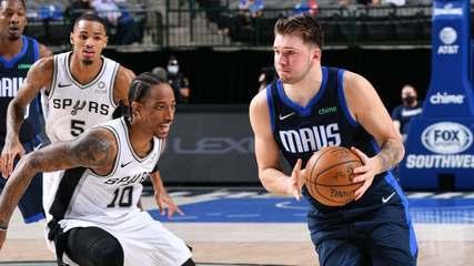 Melhores momentos: Dallas Mavericks 115 x 104 San Antonio Spurs, pela NBA