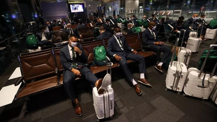 Delegação do Palmeiras seguirá protocolo especial na viagem a BH — Foto: Cesar Greco / Ag. Palmeiras