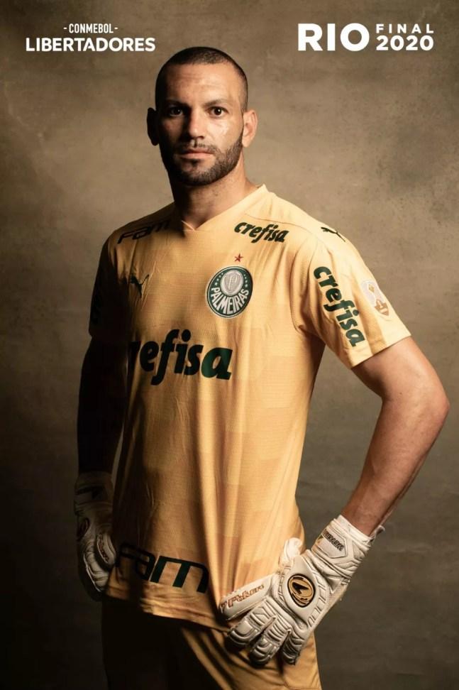 Weverton, goleiro do Palmeiras e da Seleção Brasileira — Foto: DIVULGAÇÃO/CONMEBOL