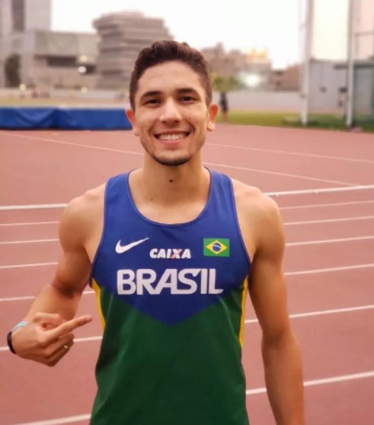 Matheus Corrêa vai repreentar o Brasil na marcha atlética  — Foto: Arquivo pessoal