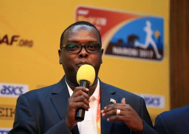 Hassan Wario, ex-Ministro dos Esportes do Quênia, em 2017 — Foto: Getty Images